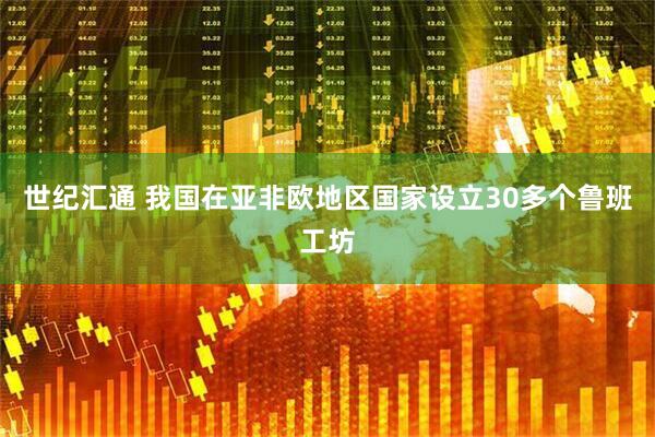 世纪汇通 我国在亚非欧地区国家设立30多个鲁班工坊