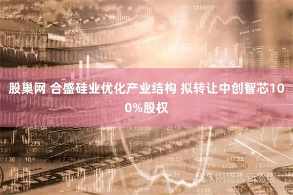 股巢网 合盛硅业优化产业结构 拟转让中创智芯100%股权