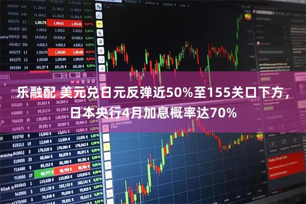 乐融配 美元兑日元反弹近50%至155关口下方，日本央行4月加息概率达70%