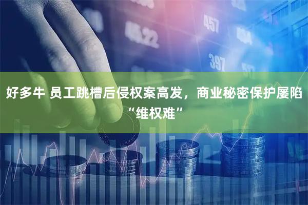 好多牛 员工跳槽后侵权案高发，商业秘密保护屡陷“维权难”